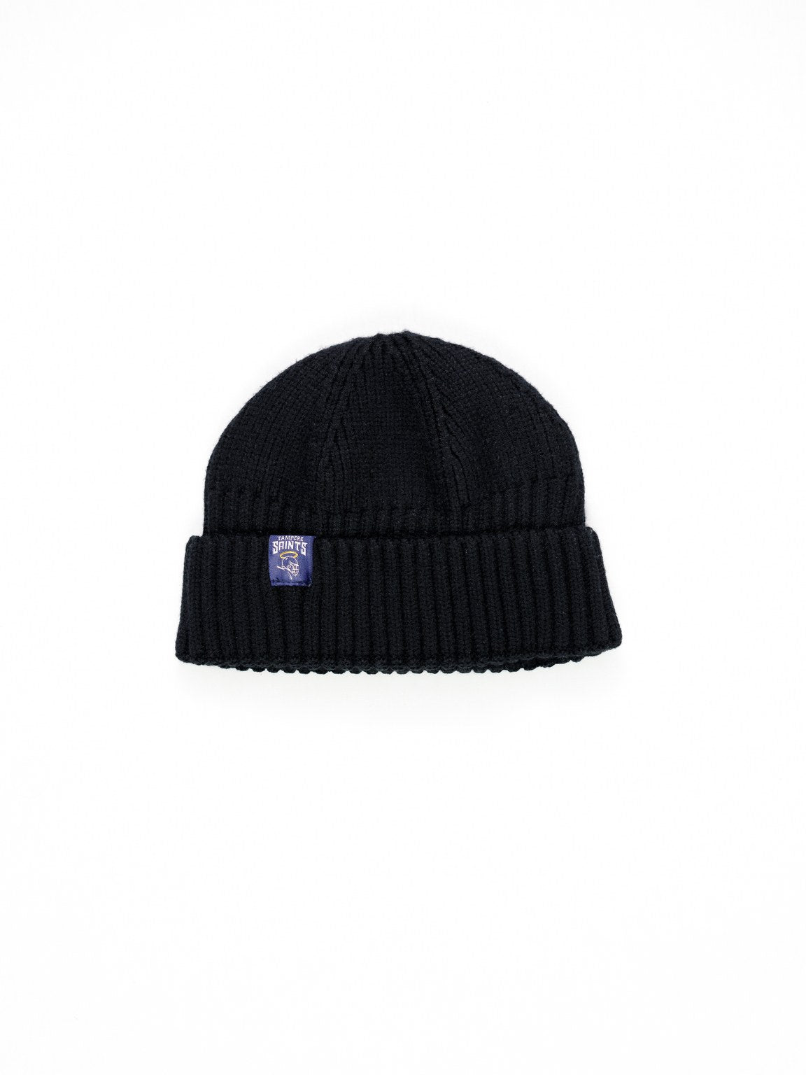 Musta fisherman beanie -pipo