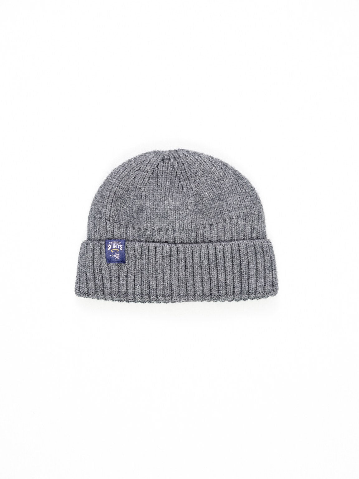 Harmaa fisherman beanie -pipo